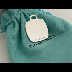 Tiffany Square Tag Charm